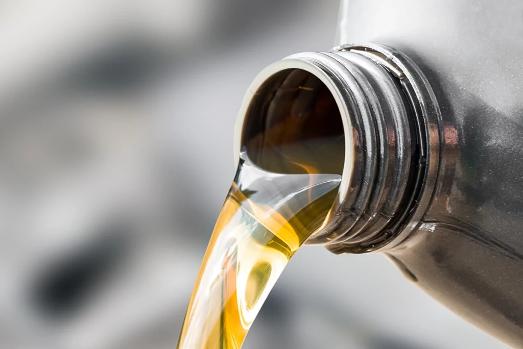 Can waar olie uit wordt geschut
