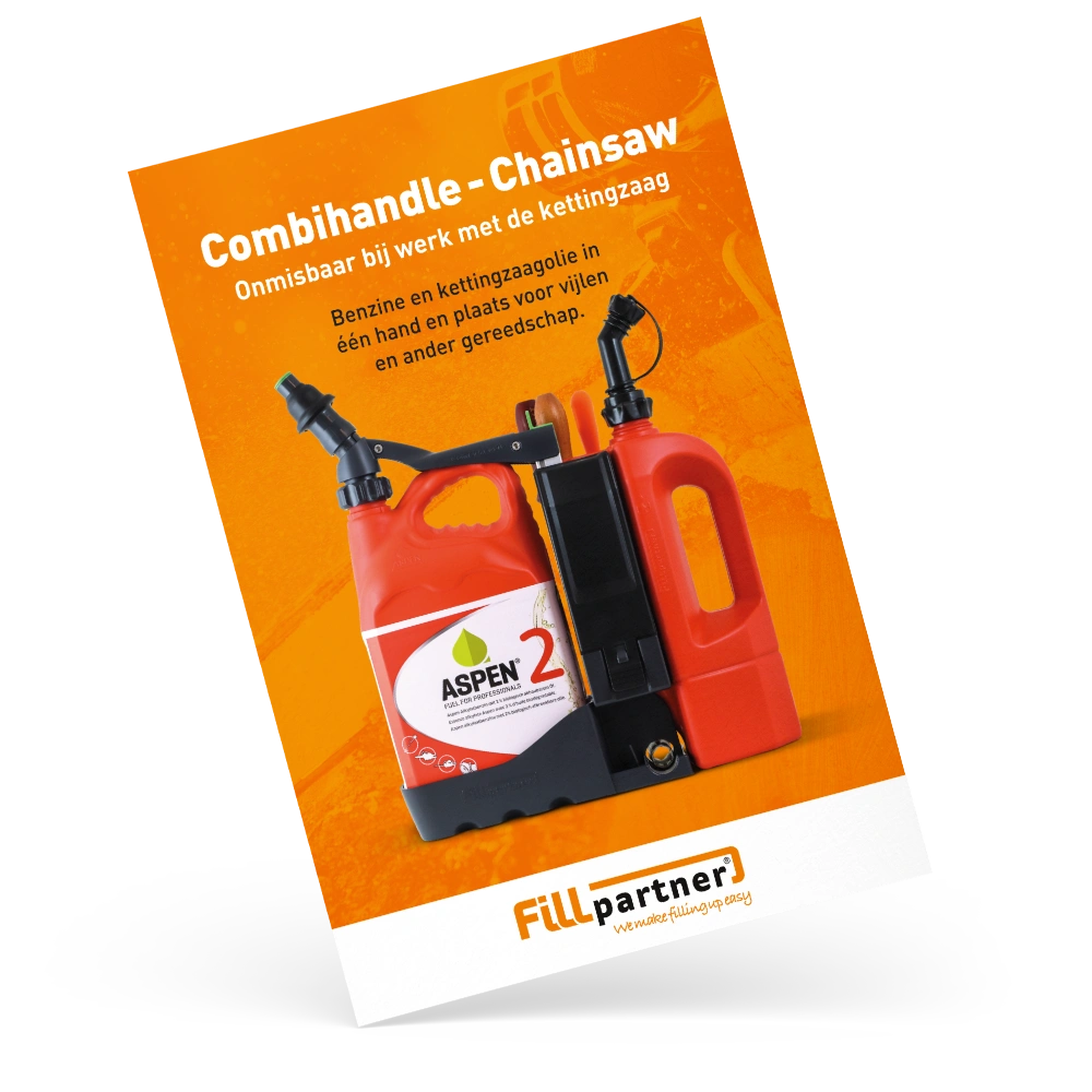 Fillpartner folder met informatie over de Combihandle